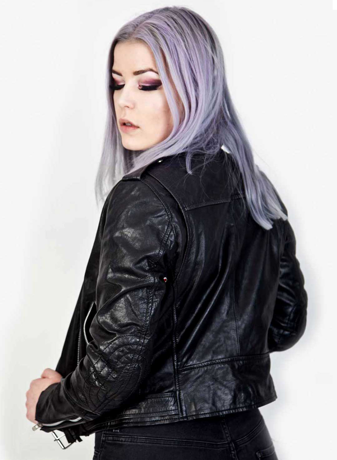 Roll Leather Jacket Girls - Bild 2