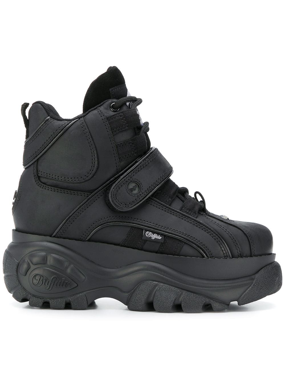 Buffalo 1348 Plateau-Sneaker Schwarz – Bild 2