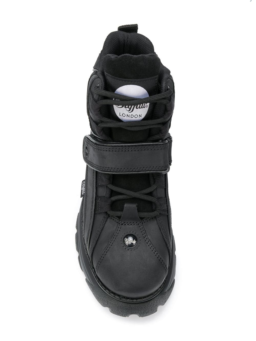 Buffalo 1348 Plateau-Sneaker Schwarz – Bild 4