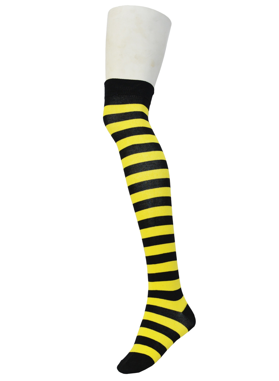 Yellow And Black Striped Welly Socks - Bild 2