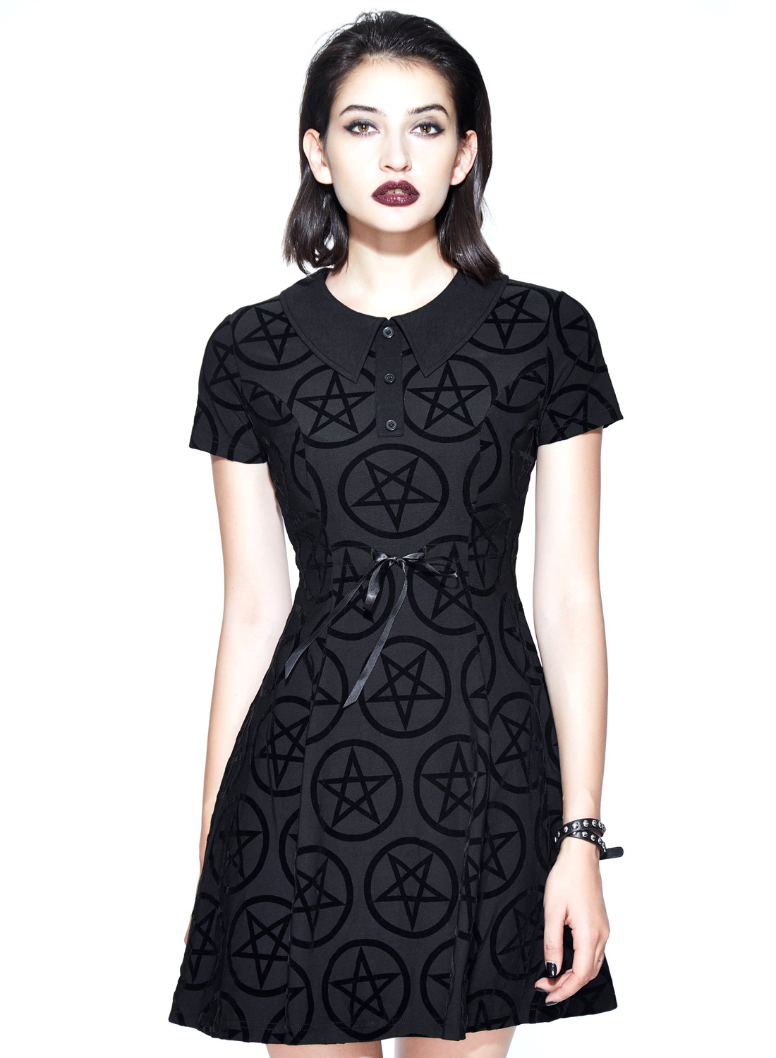 Restless 'N' Wild Vampirela pentagram klänning