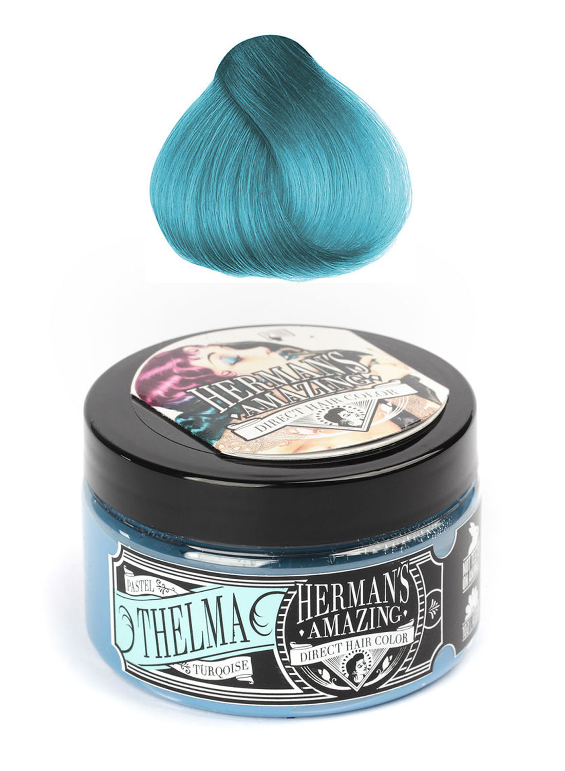 Herman's Thelma Turquoise Hårfärg - Bild 2