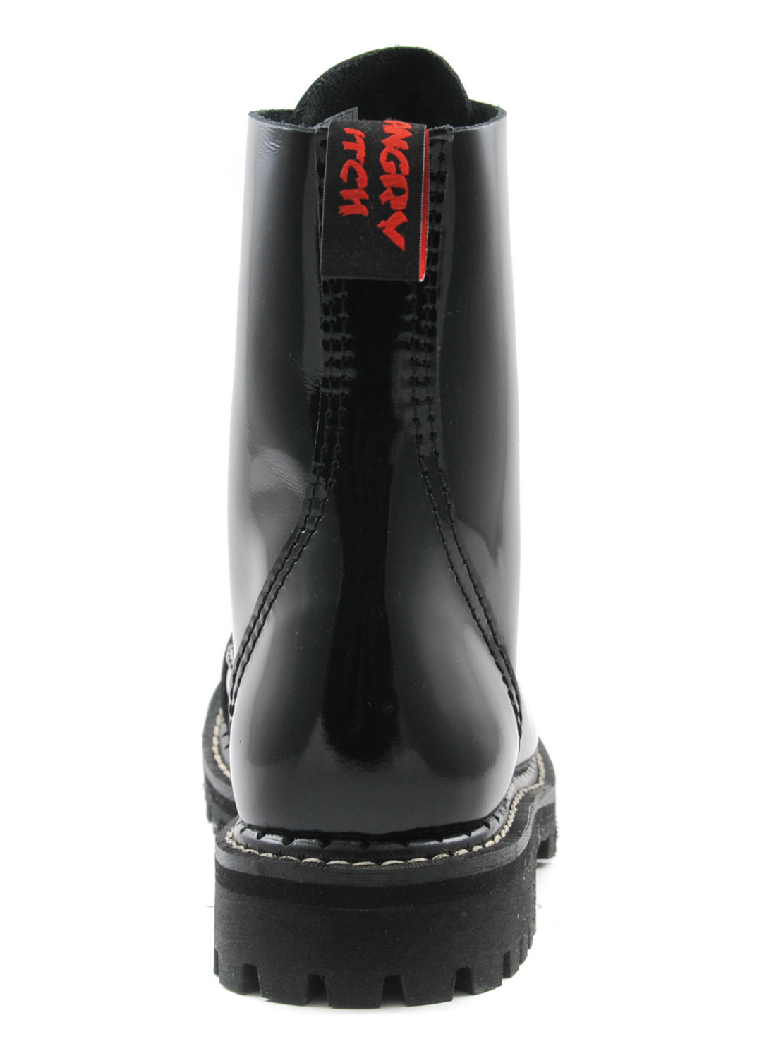 8 Eye Steel Toe Boots Leather Patent - Bild 4