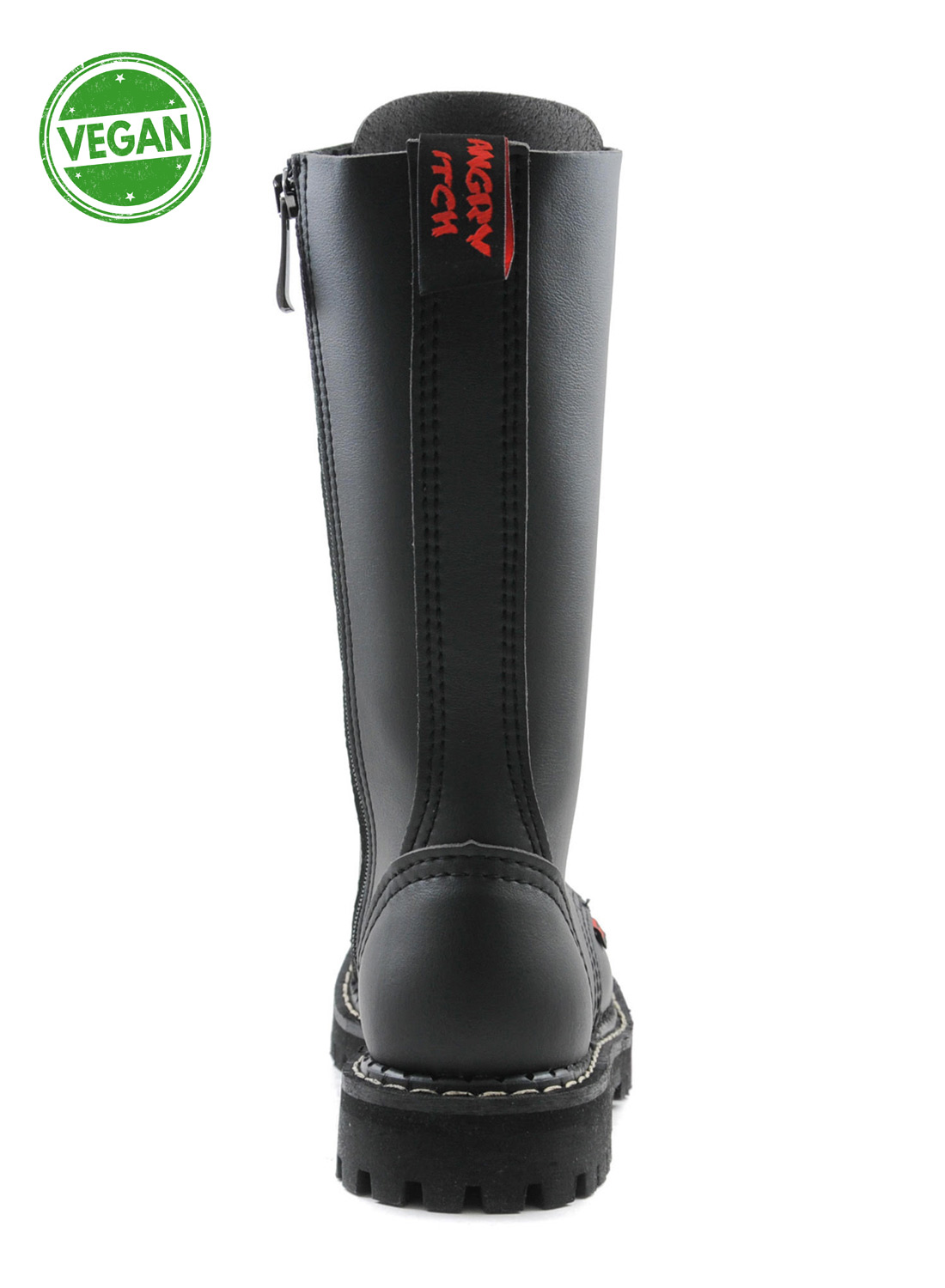 14 Eye Steel Toe Boots Vegan Leather - Bild 3