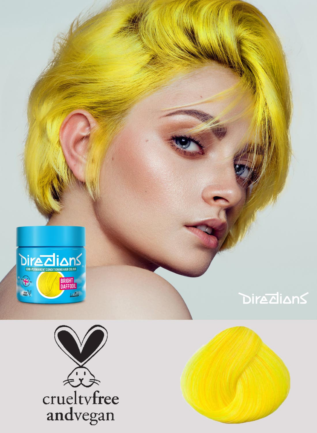 Richtungsangaben für leuchtende Narzisse