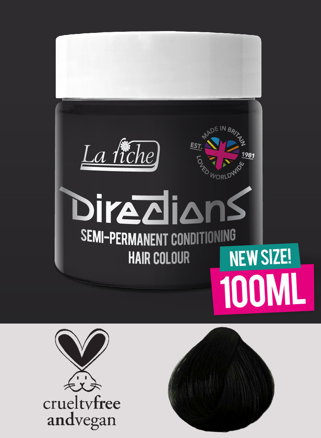 Directions Hair Colour  Ebony