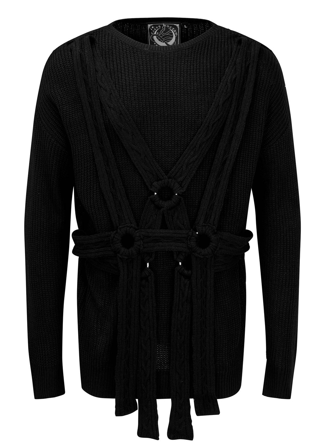 PYTHIA KNIT SWEATER Black - Bild 2