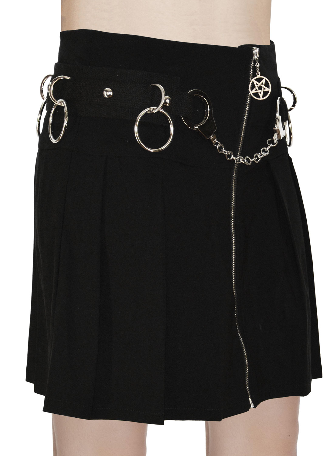 Gothic glam skirt Black - Bild 5