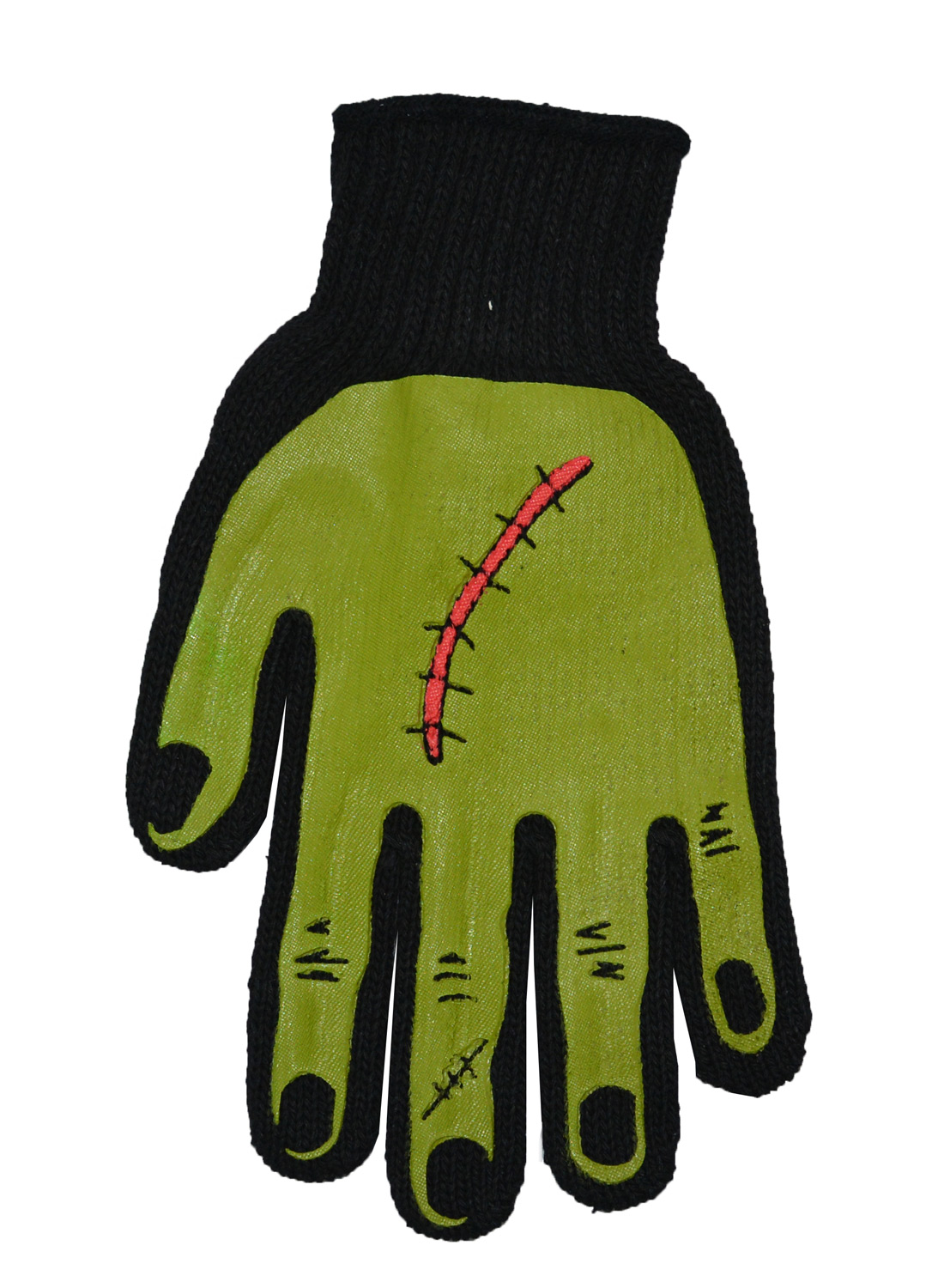 Frankenstein Hands Knit Gloves