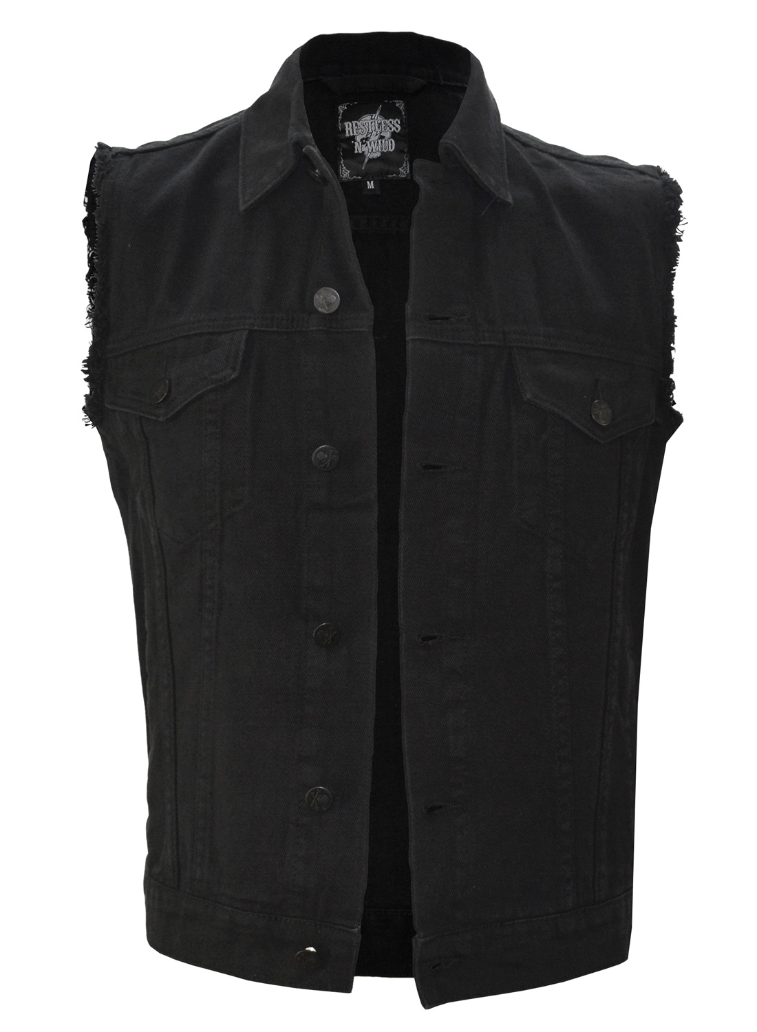 Headbanger Black Denim Vest - Bild 3