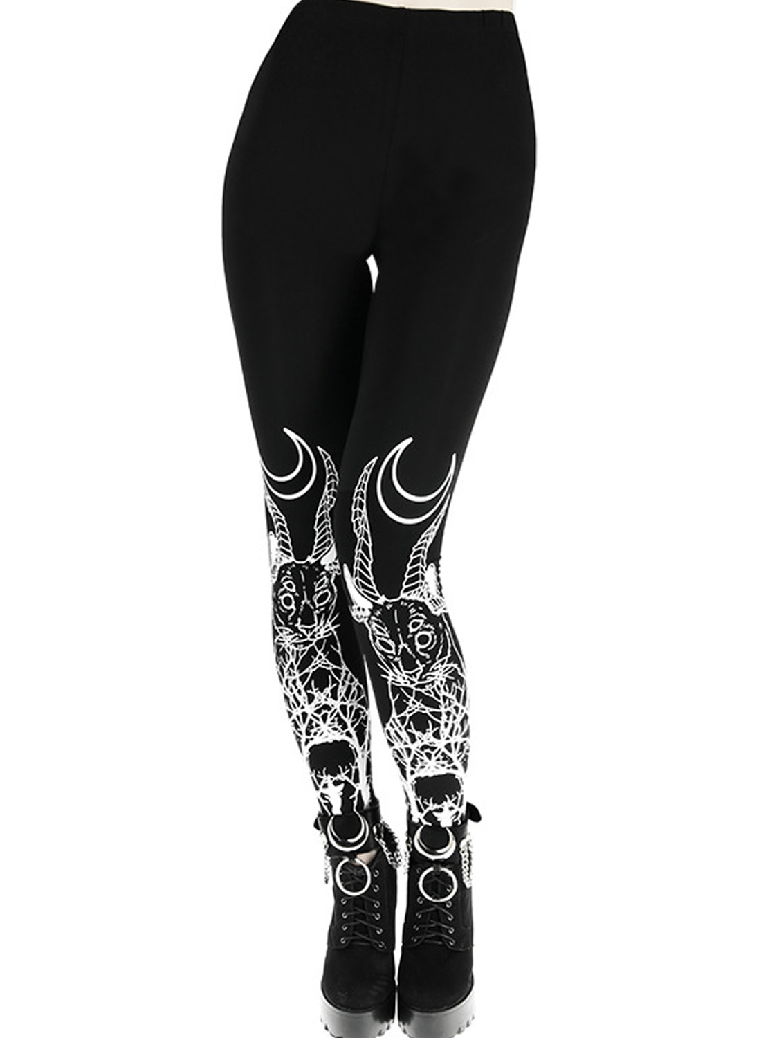 Hell Cat Leggings Black