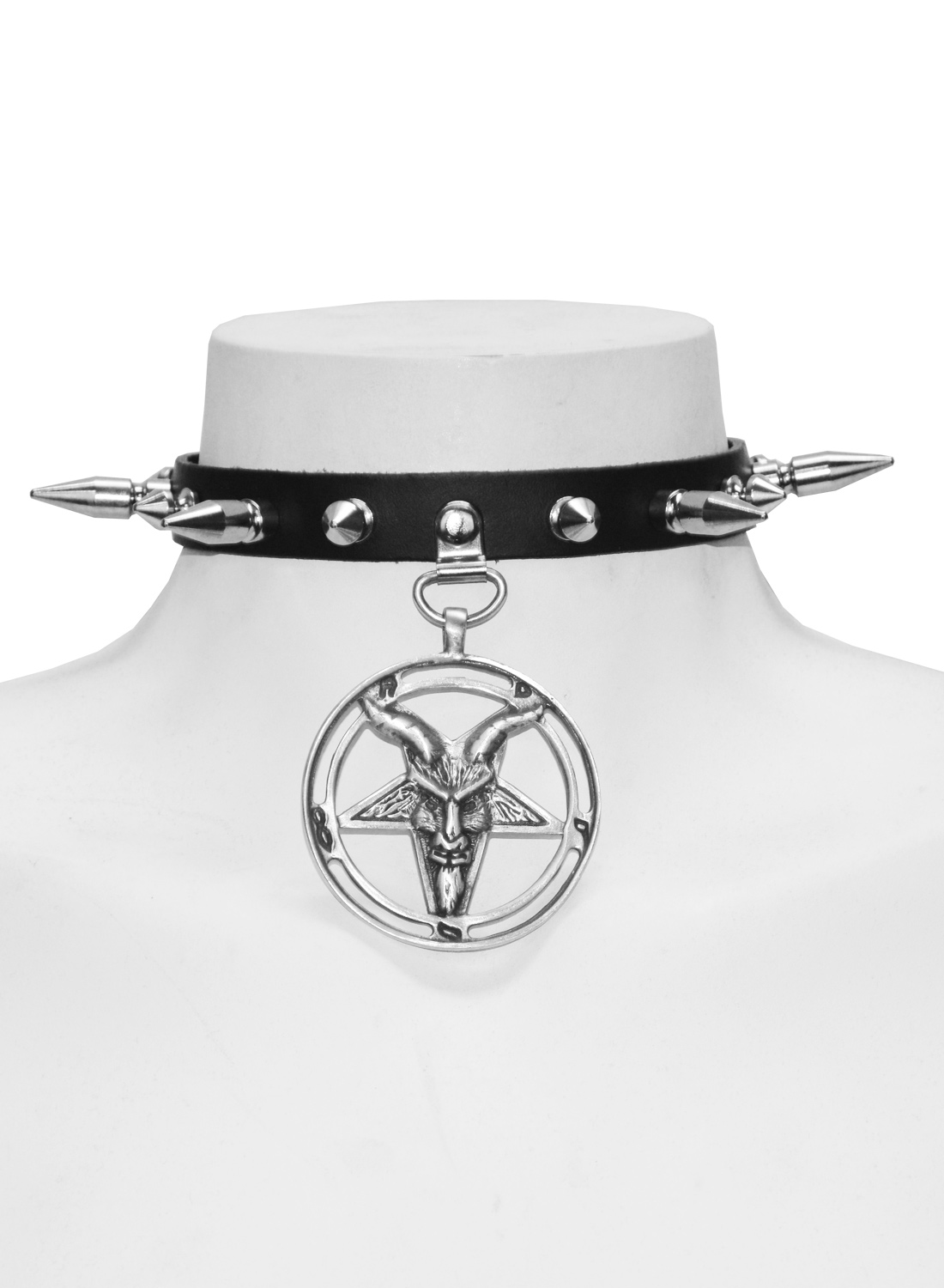 The Beast Spike Leather Choker