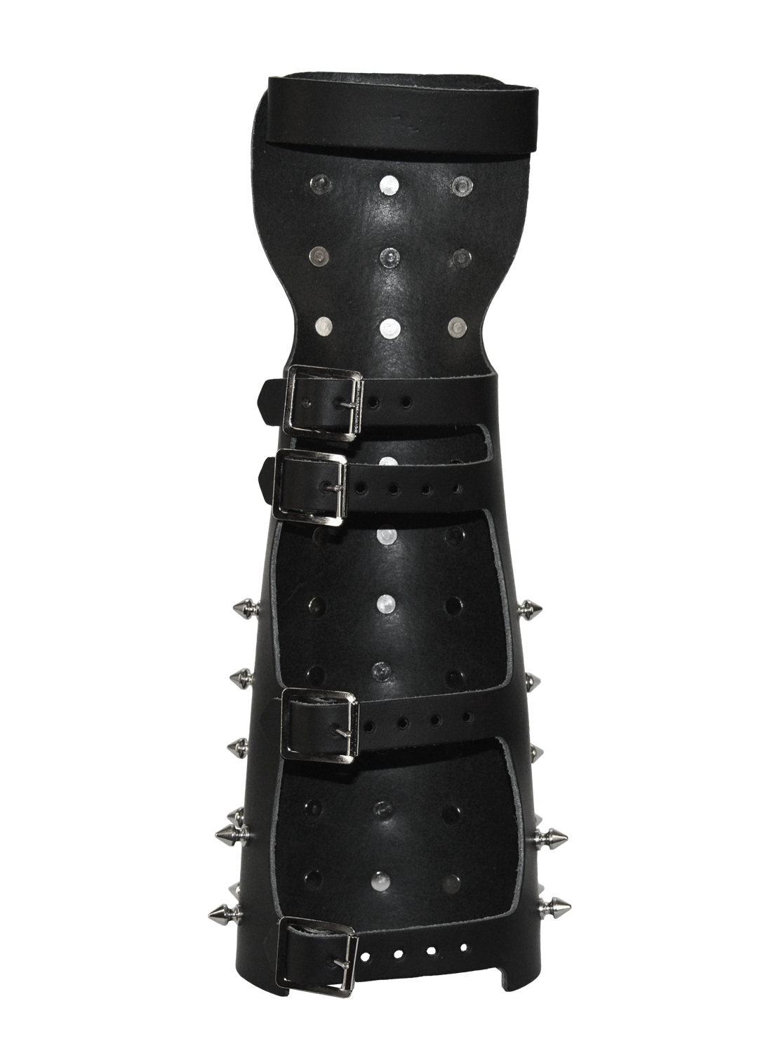 Iron Fist Spick studs Leather Wristband