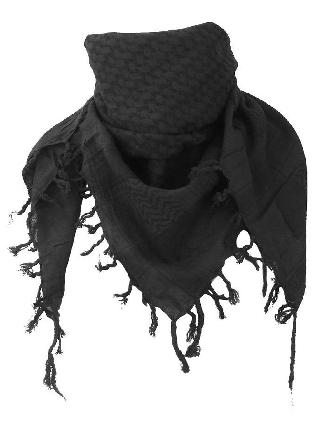 Keffiyeh Black and Black