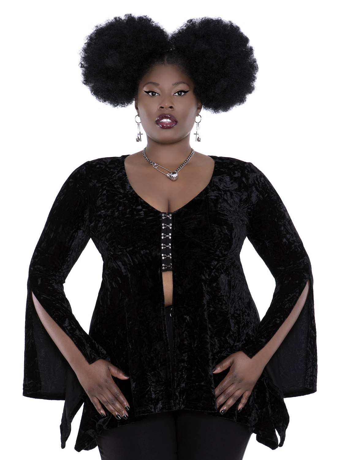 Piercing Velvet Top - Bild 2