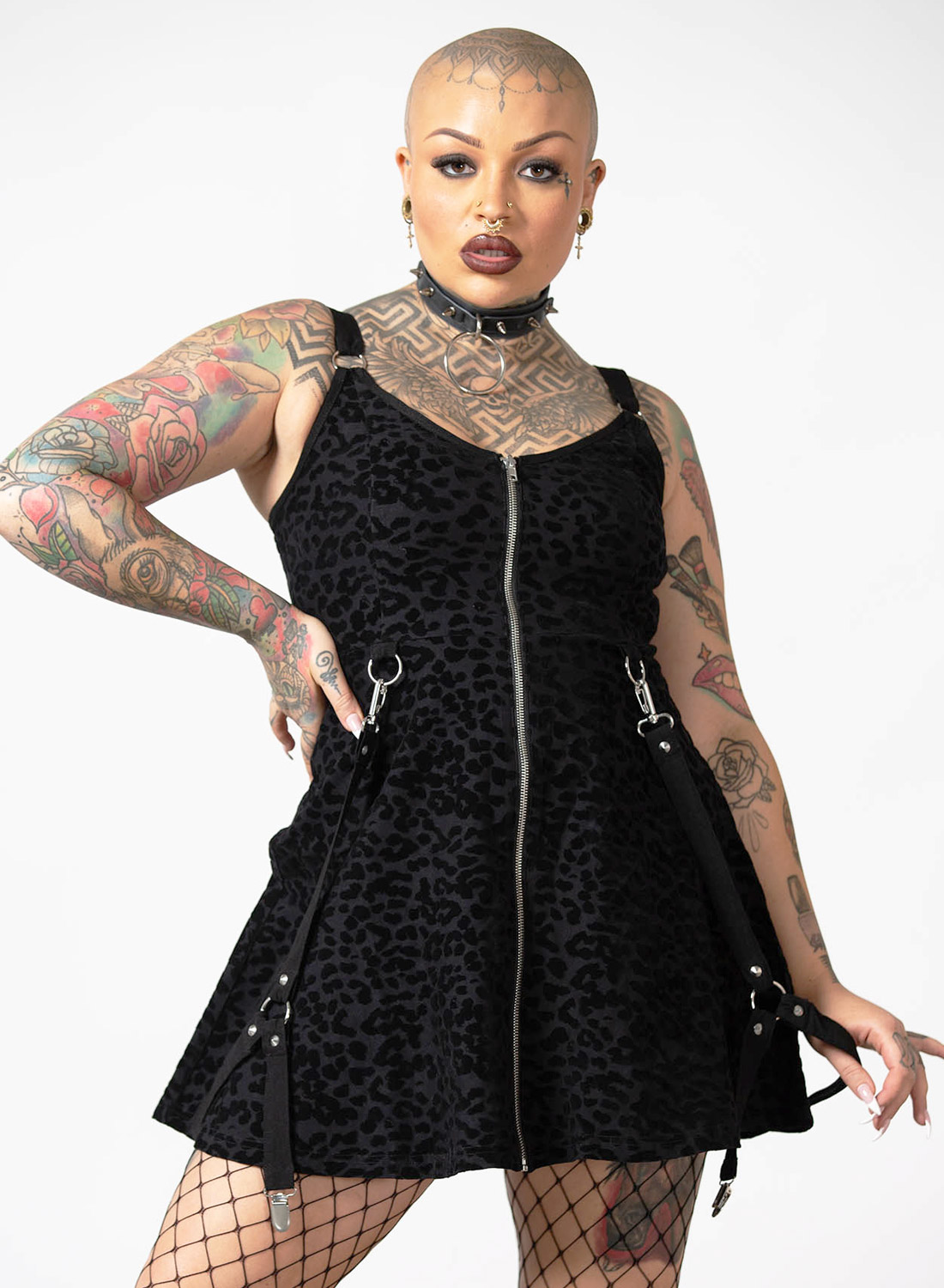 Feelin Purrty Skater Dress