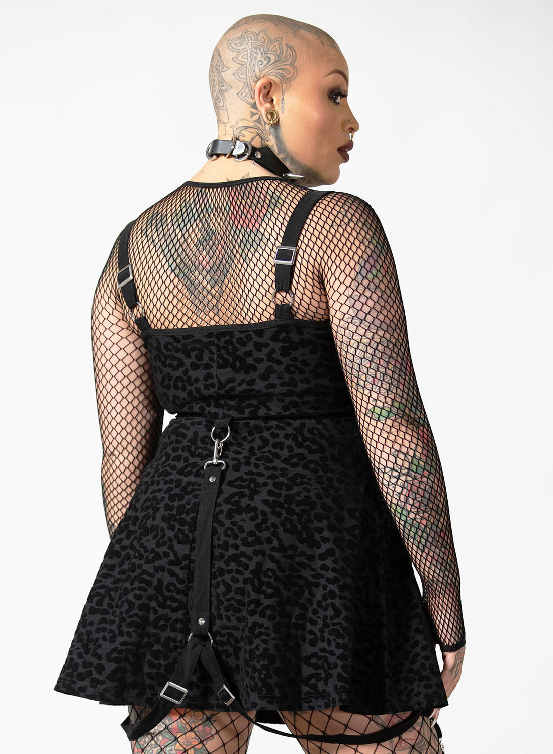 Feelin Purrty Skater Dress