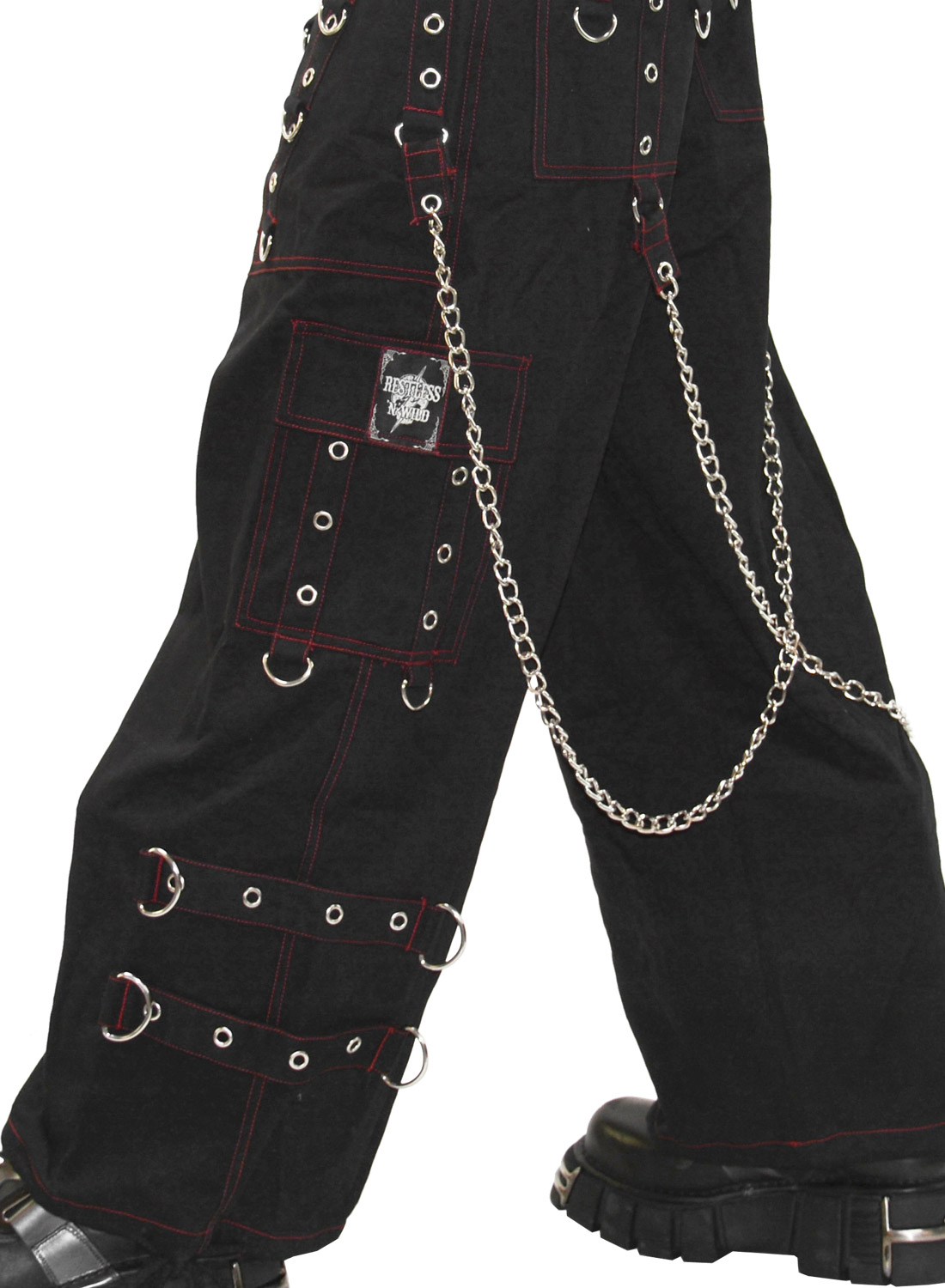 Metal Edge Trousers Red - Bild 10