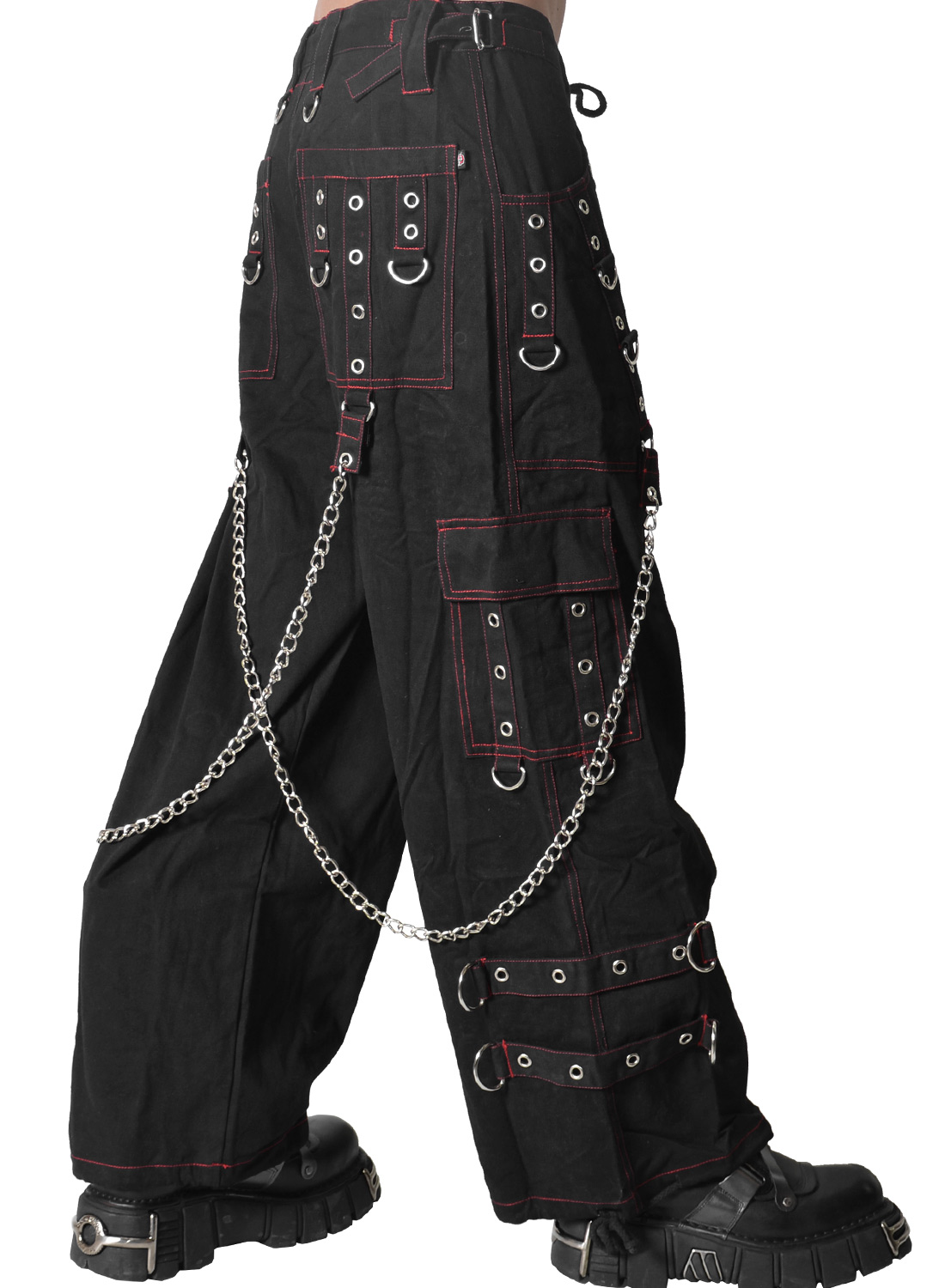 Metal Edge Trousers Red - Bild 5