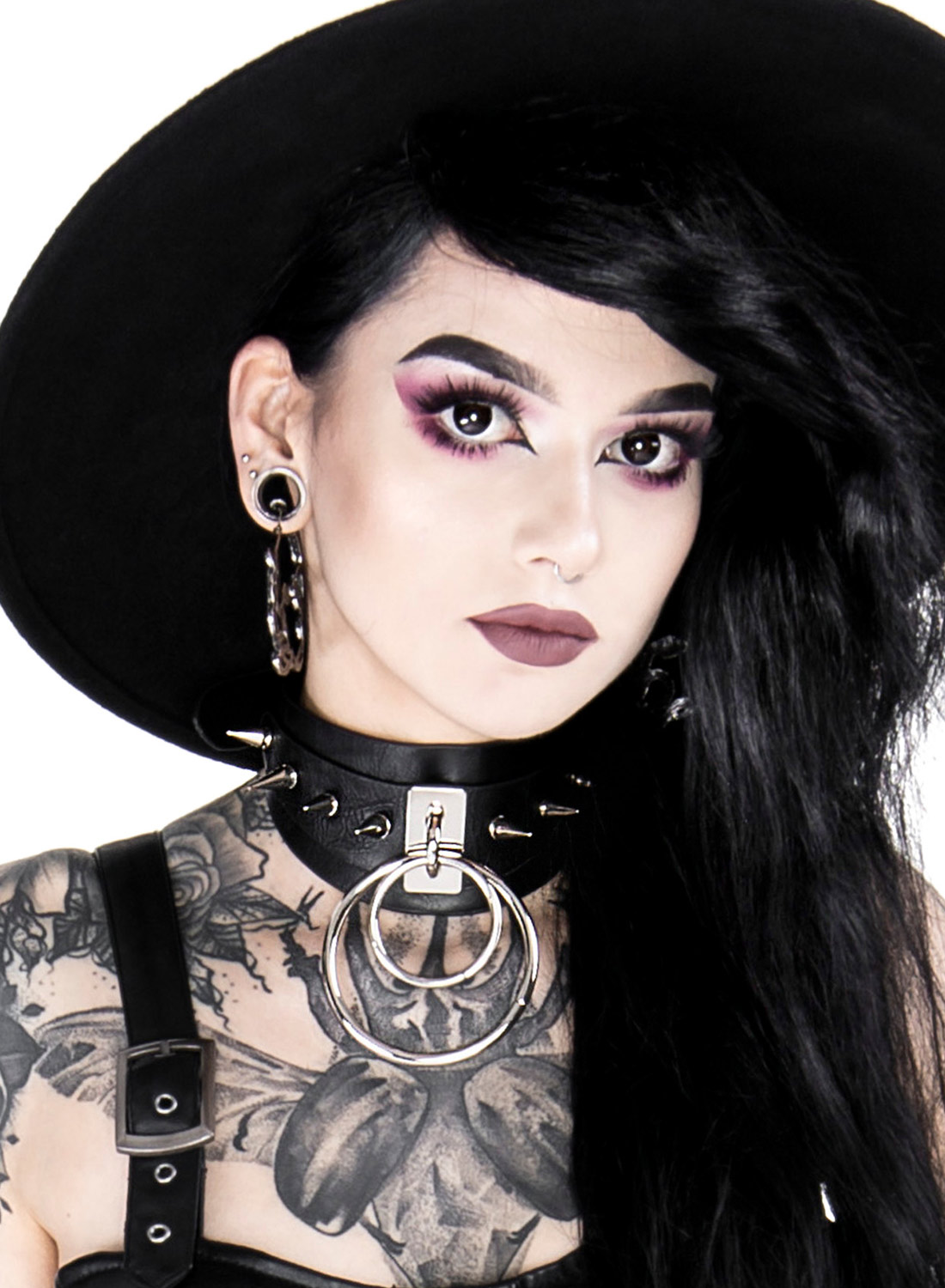 Double Spiked Vegan Choker