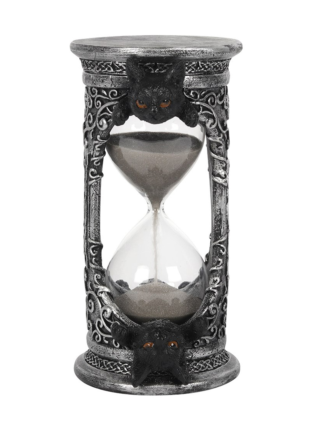 Black Cat Hourglass Timer