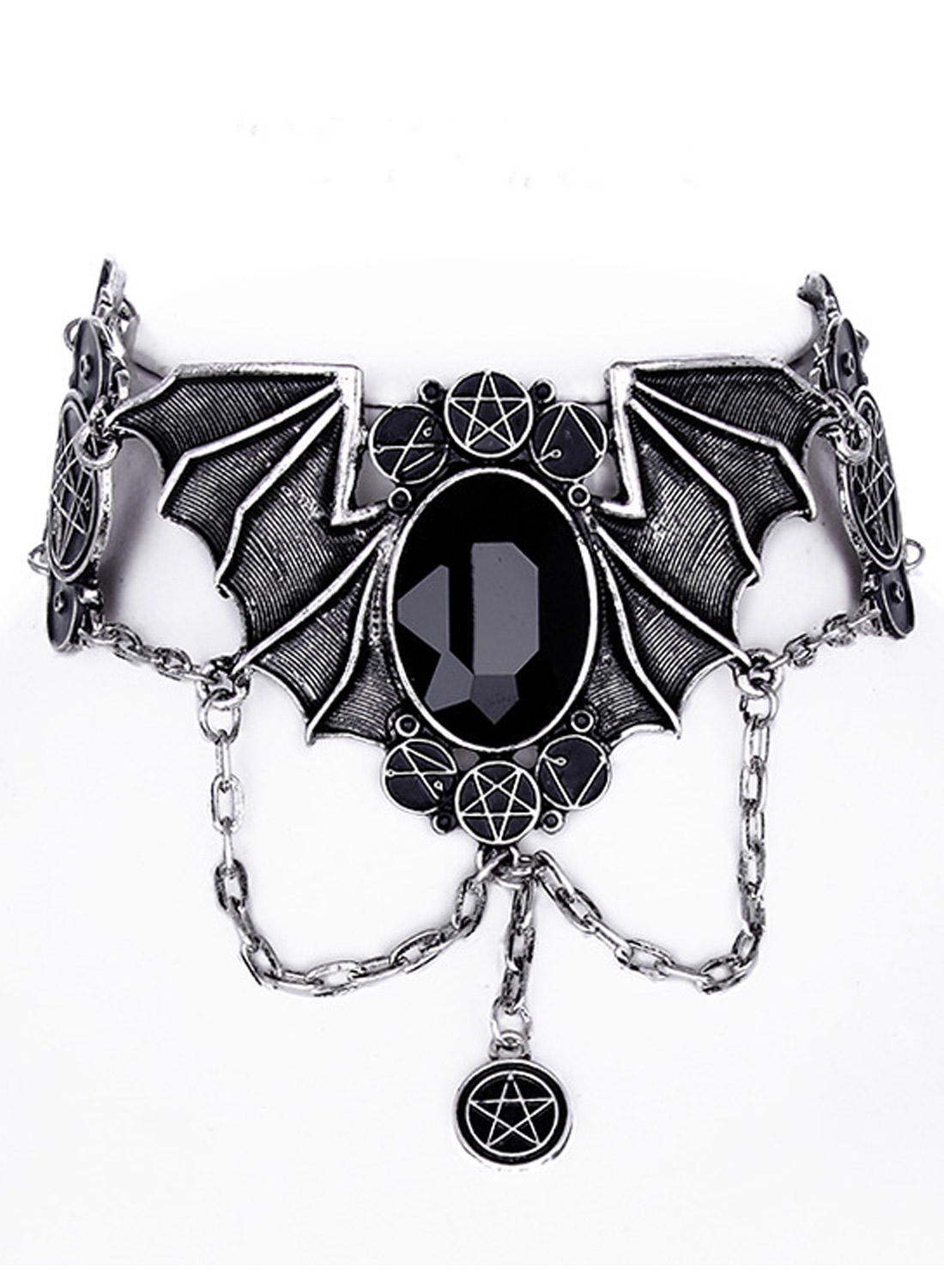 Restyle Necronomicon Bat Choker
