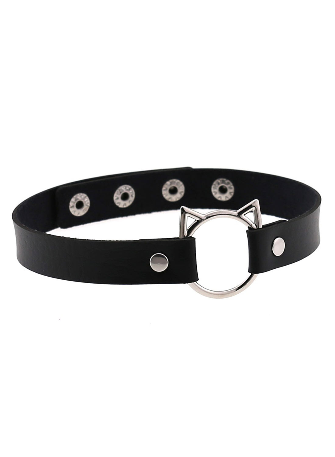 Cat Vegan Choker Black