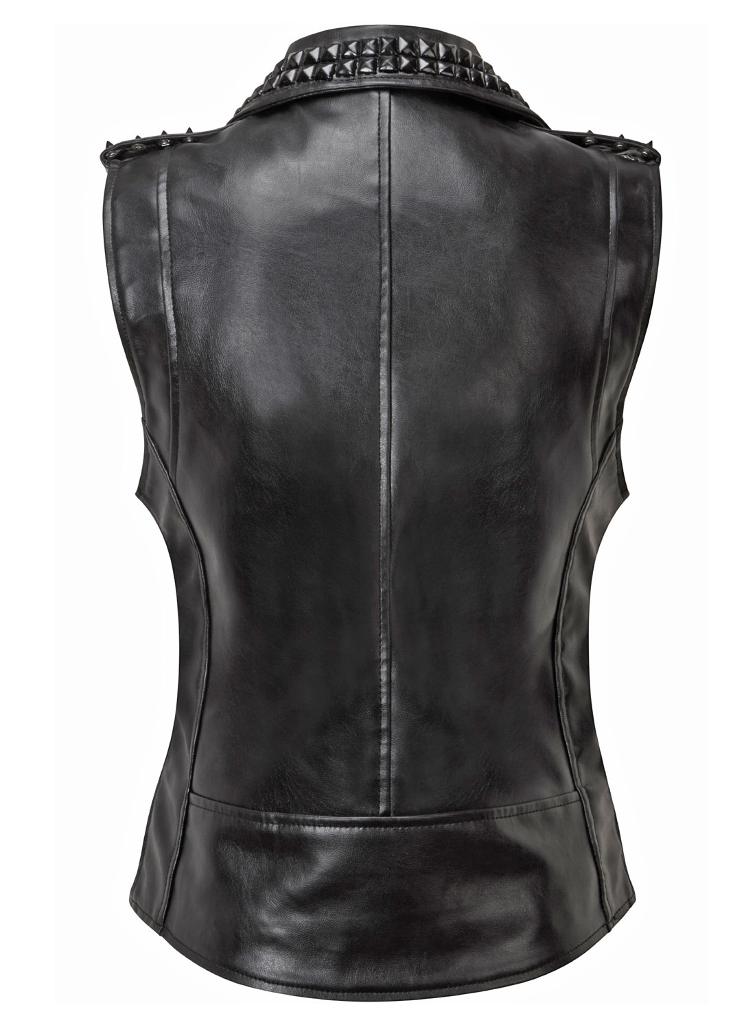 Doom Faux Leather Vest - Bild 5