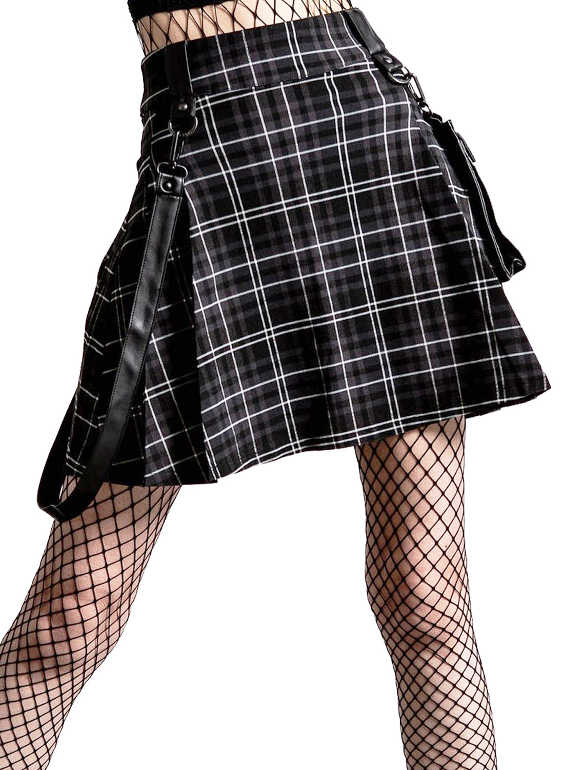 Gunner Pleated Skirt Ash