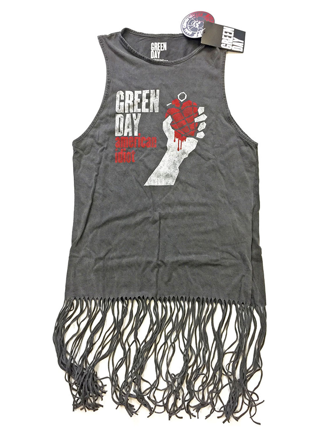 Green Day Ladies Long Tassel Vest