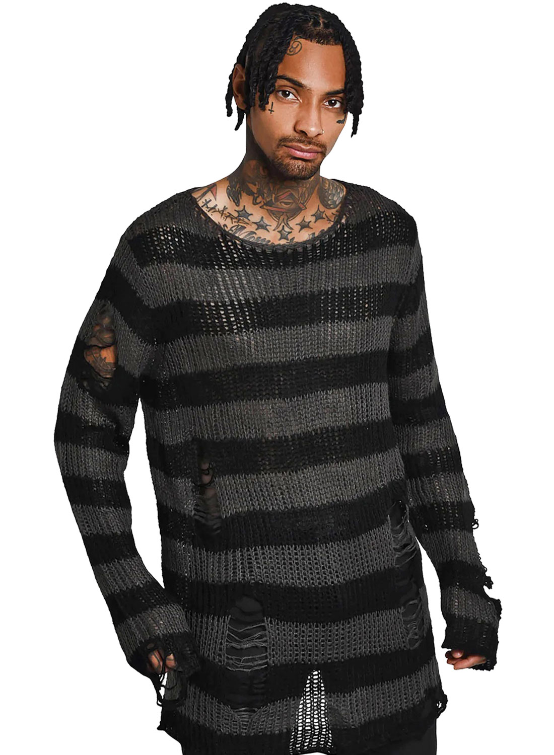 Killstar Ash Distress Sweater - Bild 3