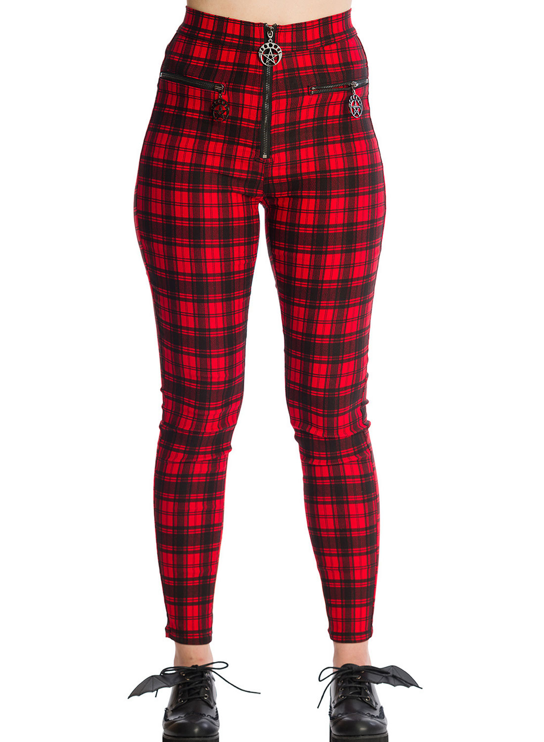 Damien Red Skinny Trousers