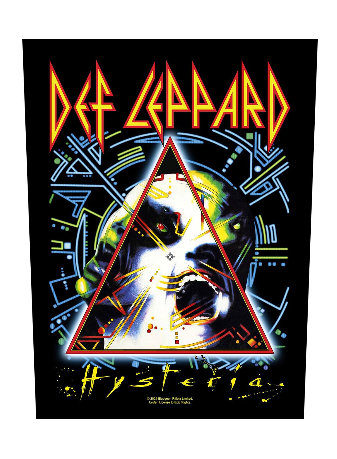 Def Leppard Hysteria Back Patch