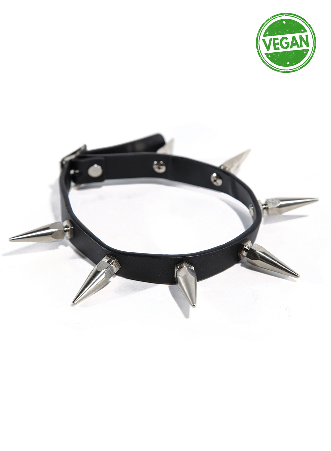 1 Row long Spike Vegan Choker