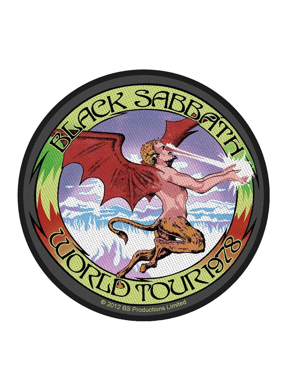 Black Sabbath World Tour 78 Patch
