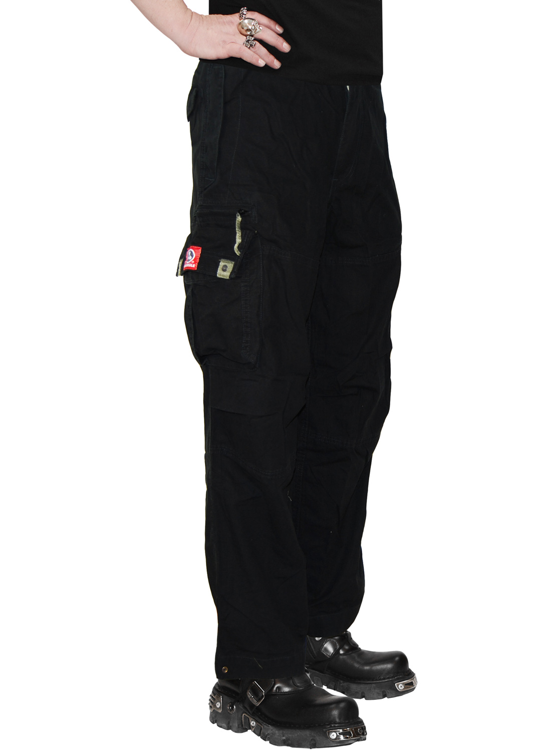 Black Cargo Pants - Bild 2