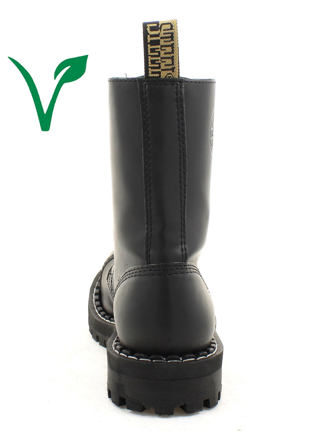 Steel 10 Holes Vegan Steel Toe Boots - Bild 5