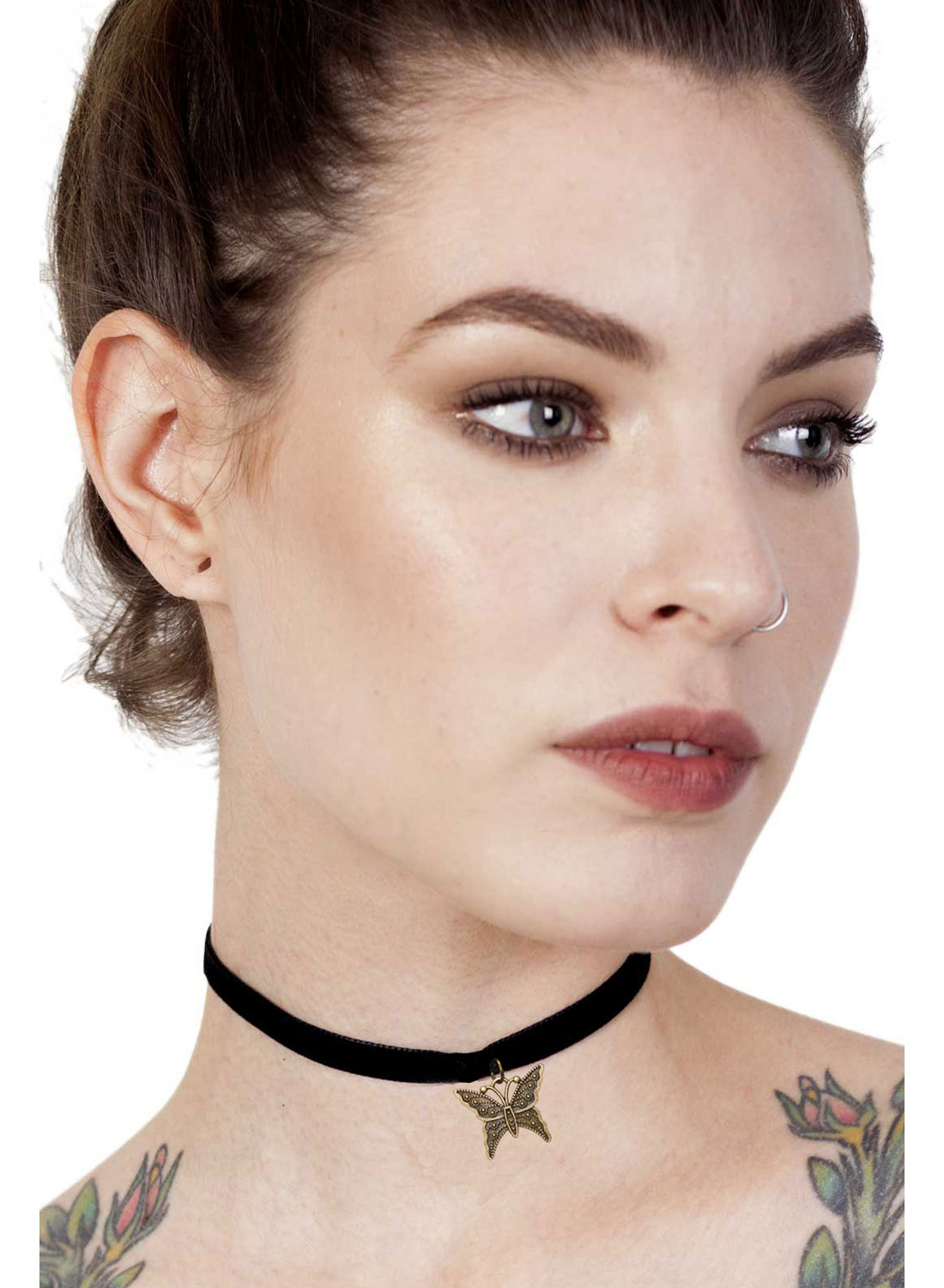 Papillon Velvet Choker