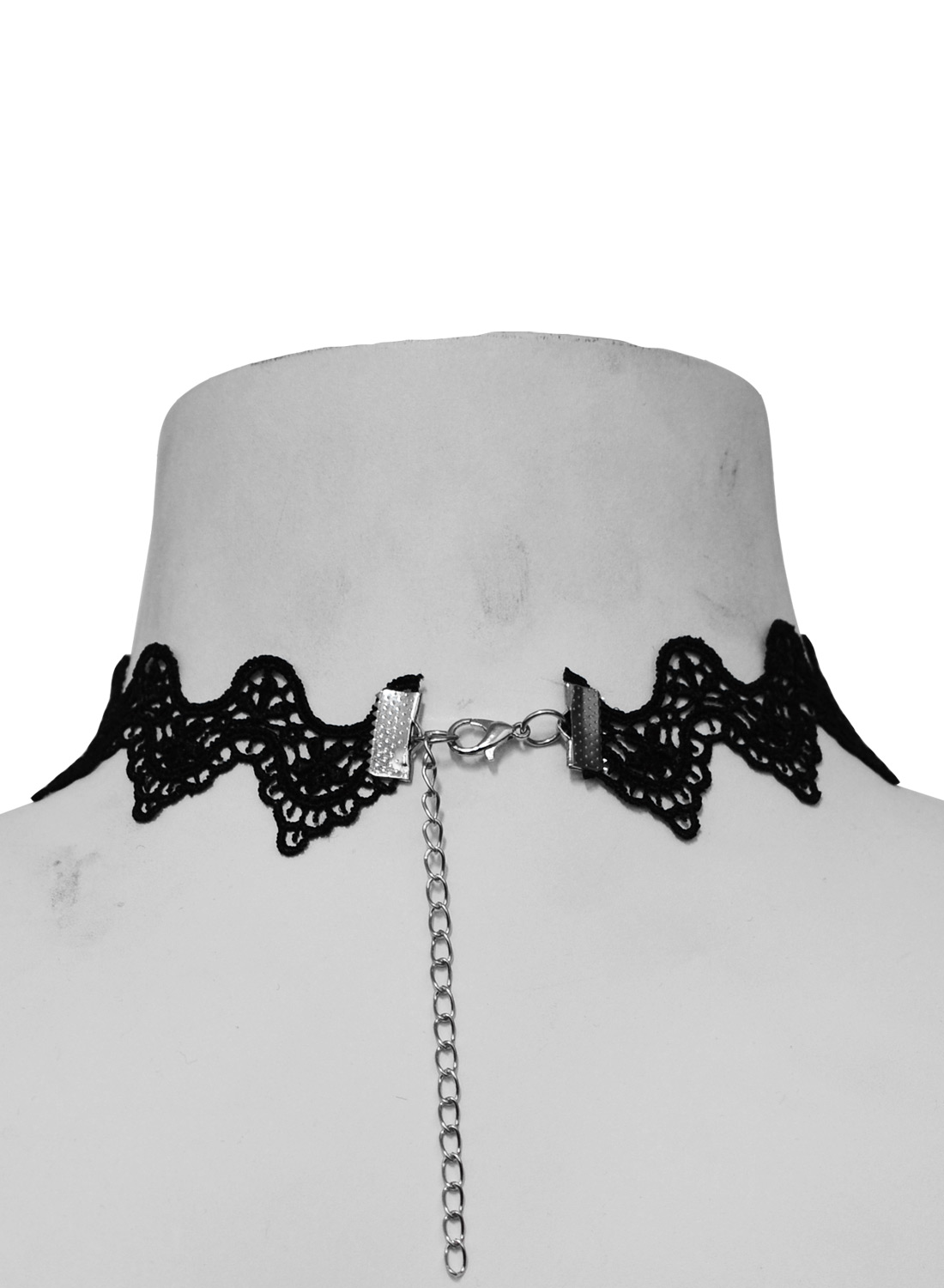 Black Pearl Lace Choker - Bild 3