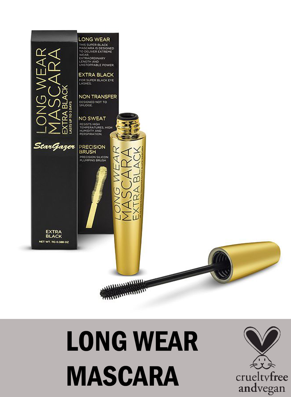 Stargazer Long Wear Black Mascara