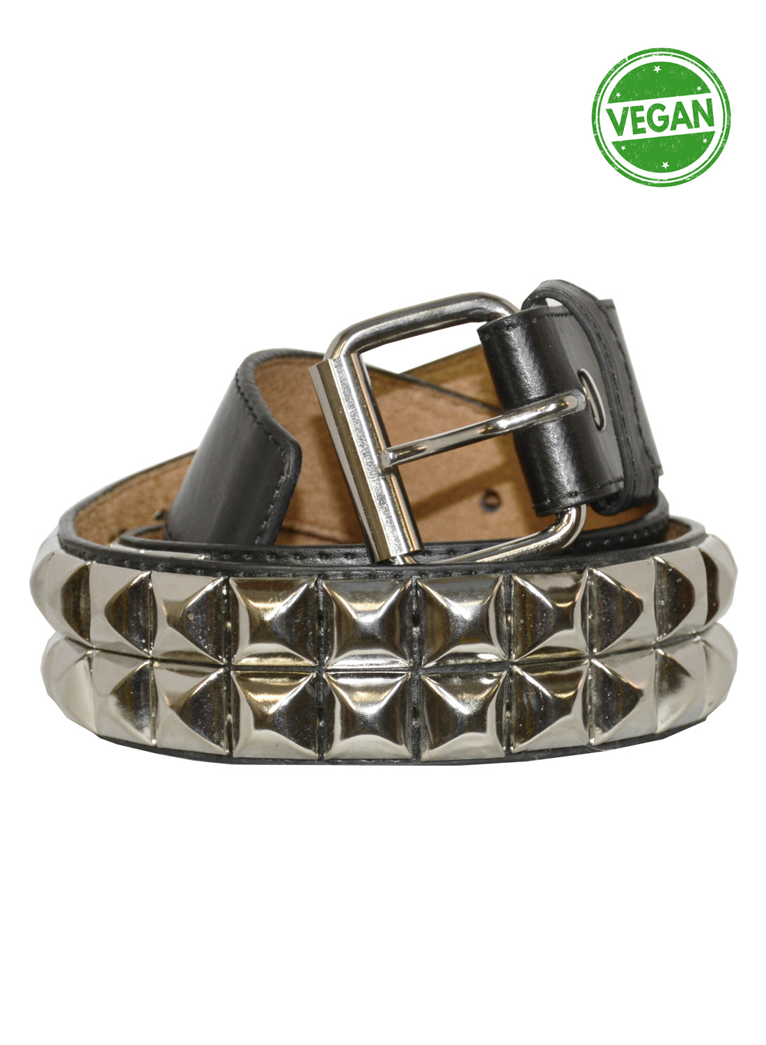 Pyramid 2 Row Vegan Belt