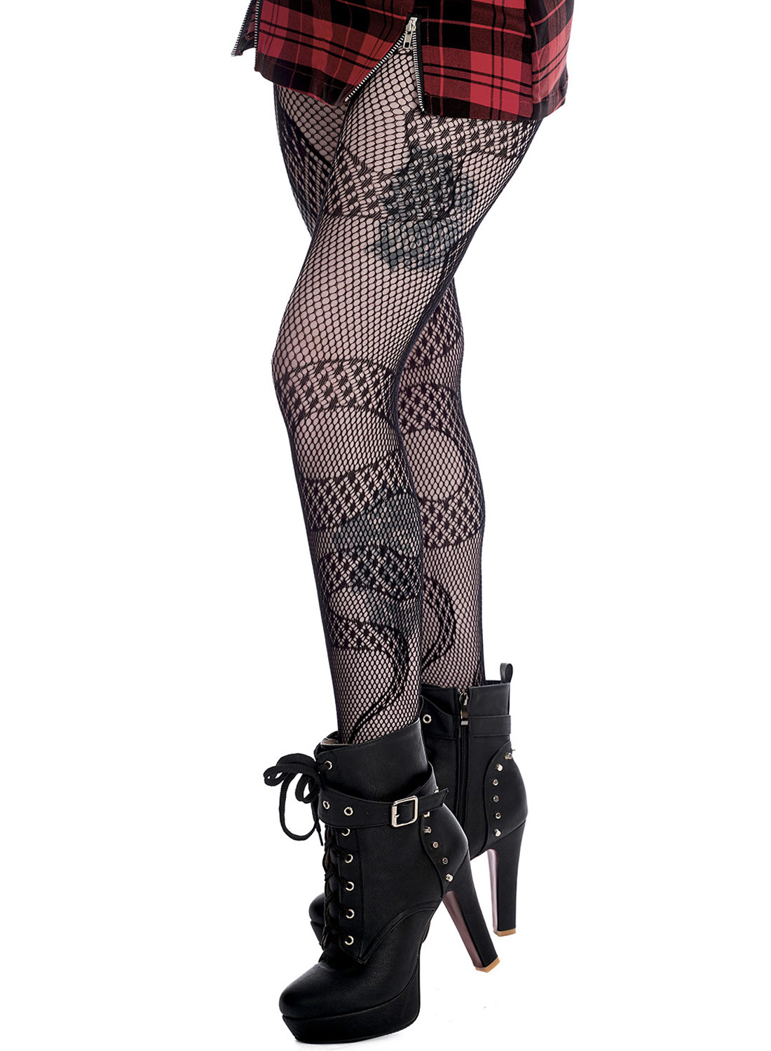 Snakes Fishnet Tights