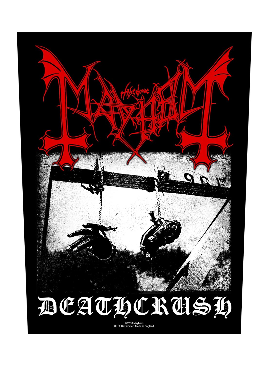 Mayhem Deathcrush Rückenaufnäher