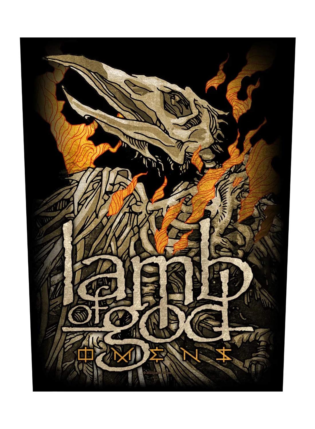 Lamb Of God Omens Back Patch