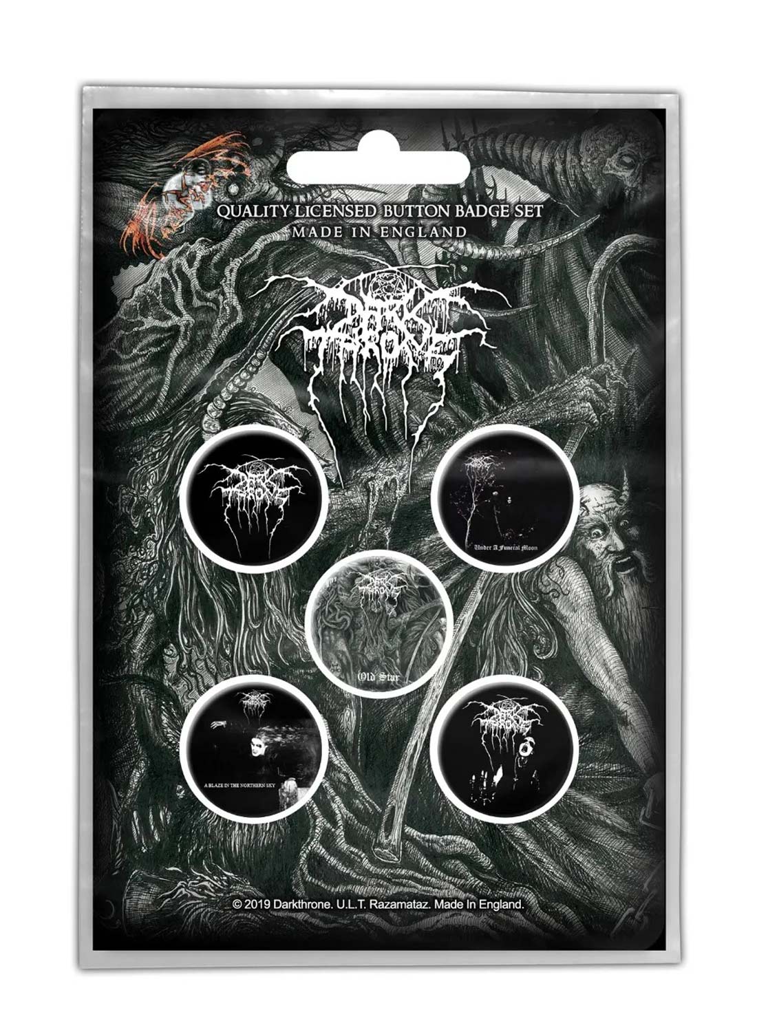 Darkthrone Old Star Badge Pack