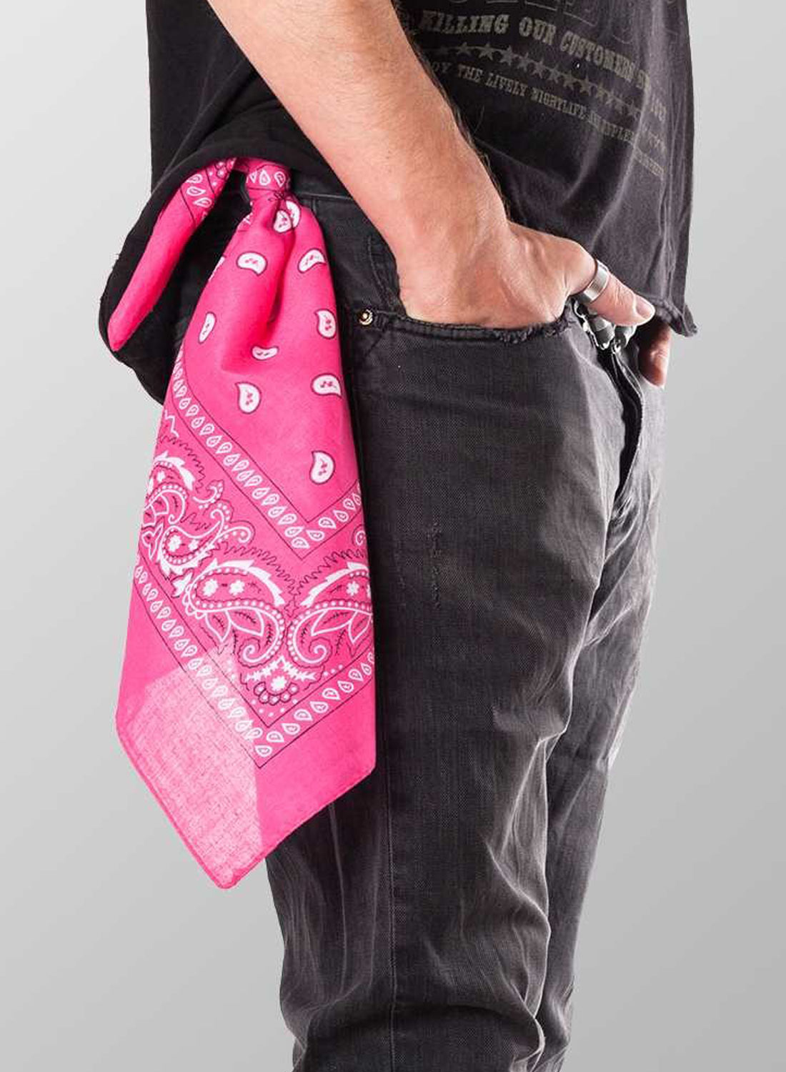 Paisley Bandana Pink