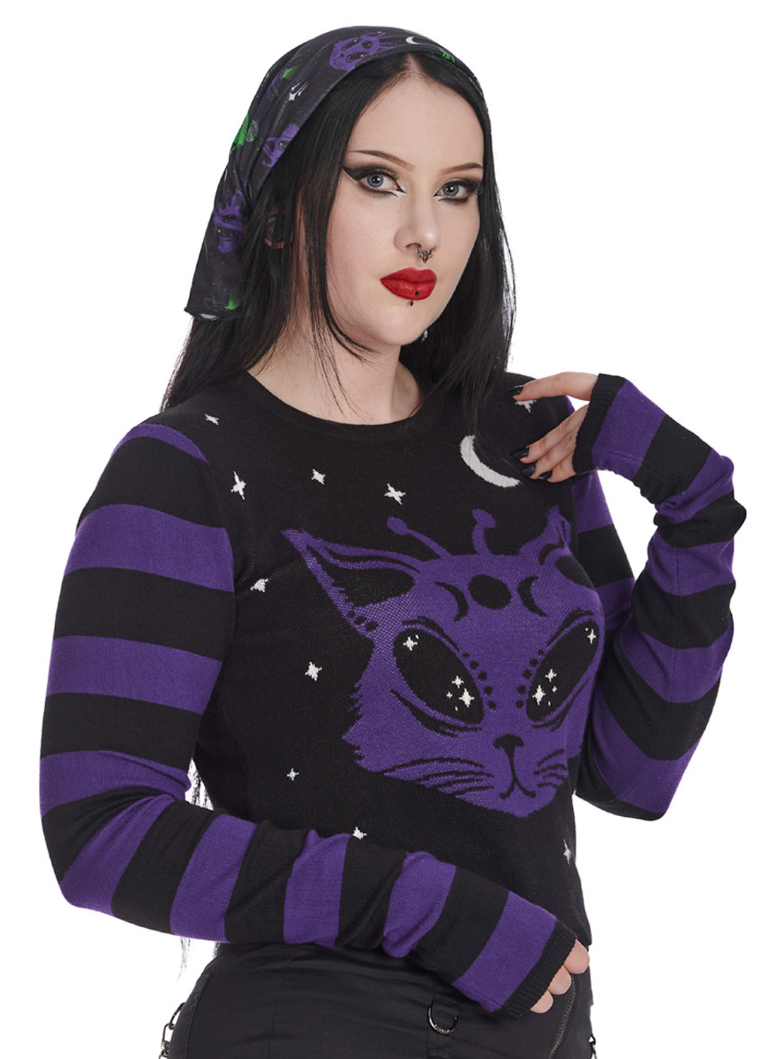 Alien Space Cat Jumper