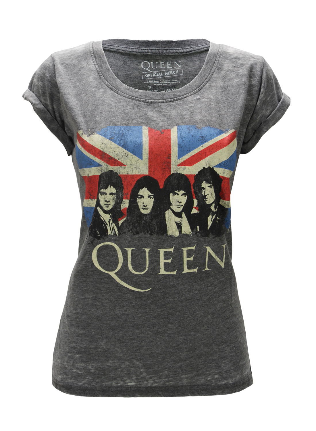 Queen Vintage Union Jack Girly Top