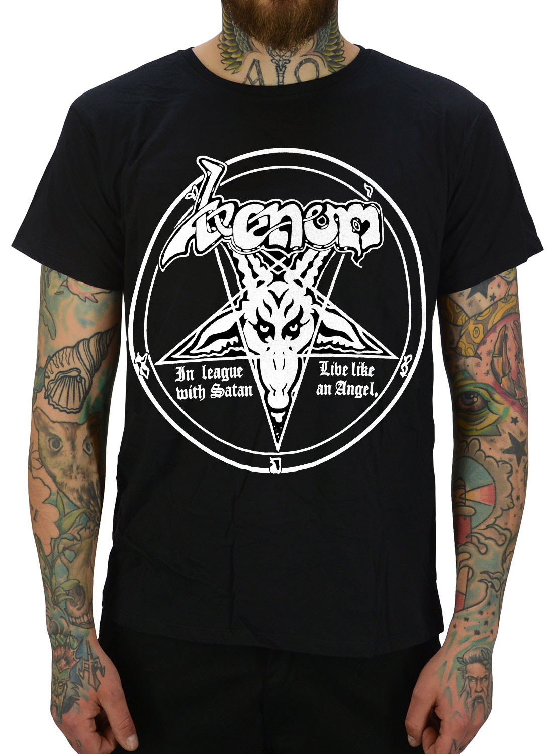 Venom In League With Satan T-shirt