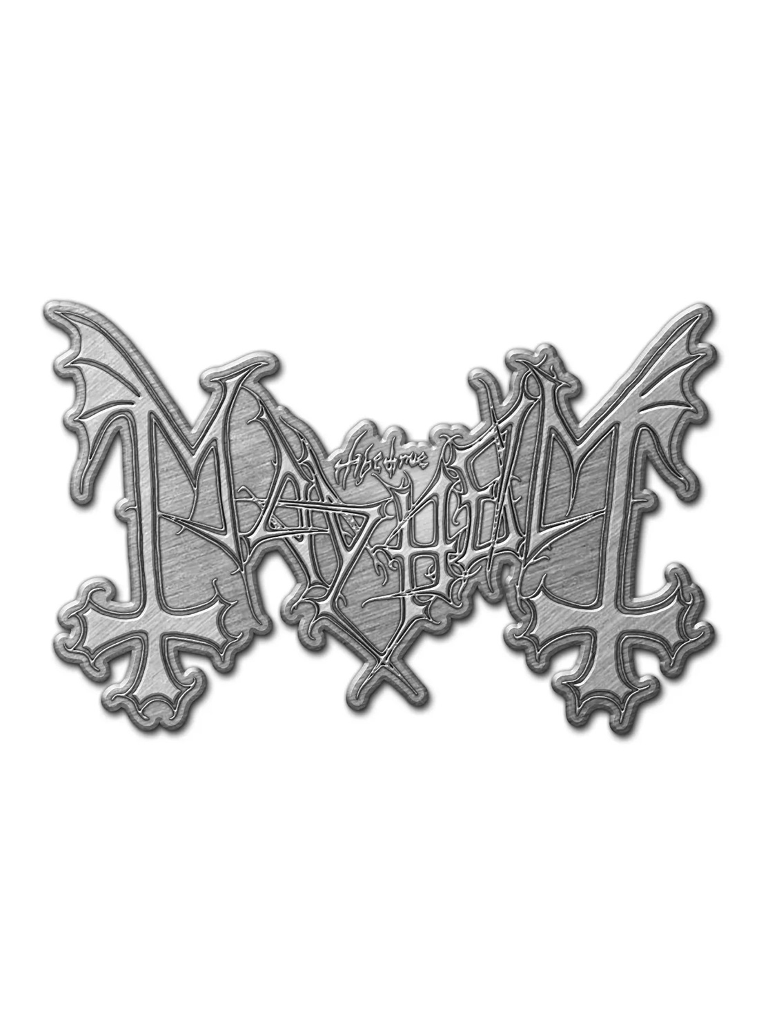 Mayhem Logo Metal Pin Badge